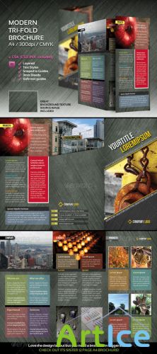 GraphicRiver - Modern Tri-Fold Brochure