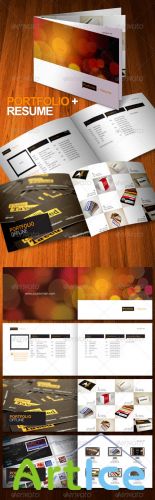 GraphicRiver - Portfolio + Resume Brochure 8 Pages