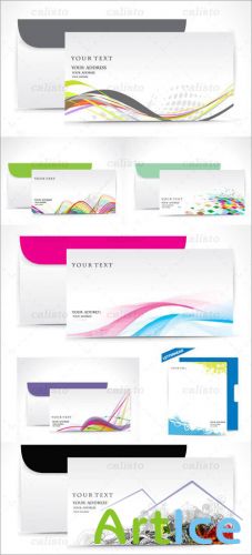 Fine Business Envelopes Vector Pack