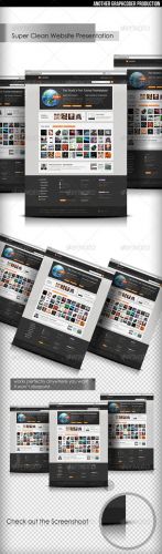 GraphicRiver - Super Clean Web Mock-Up RETAIL