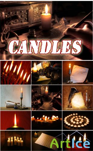 Candles - Rastr Cliparts