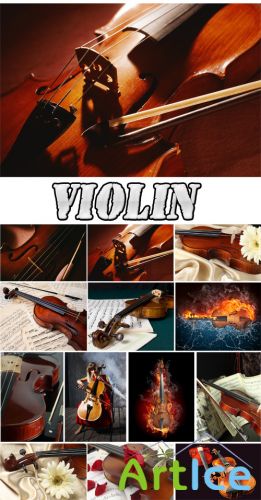 Violin - Rastr Cliparts