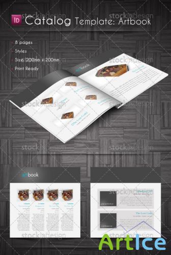 InDesign Catalog Template - Artbook