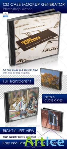 GraphicRiver - CD Case Mockup Generator