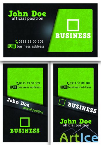 Green business card