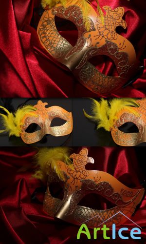 Carnival Mask - Rastr Cliparts