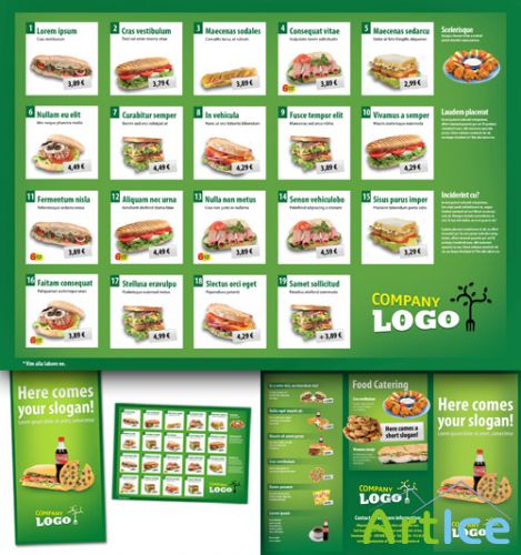 Food takeaway brochure