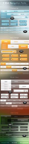 4 slick navigation packs
