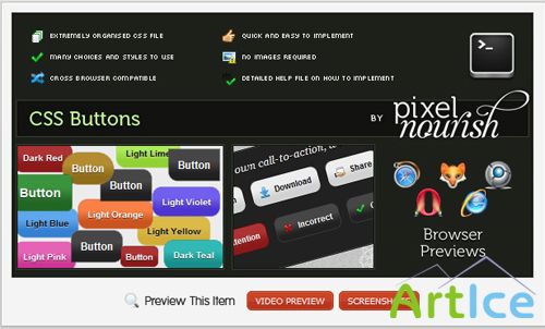 CodeCanyon - CSS Buttons
