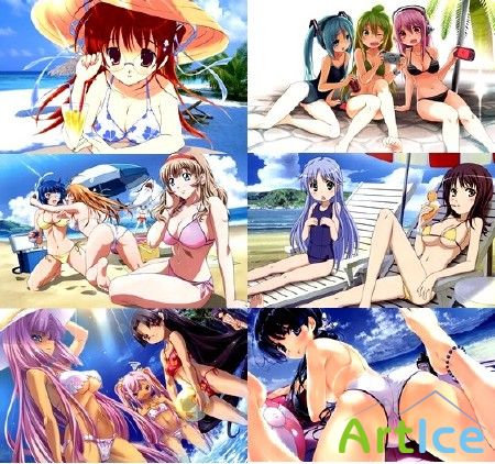 Anime Girls Swimsuits Vol.3