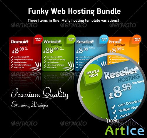 GraphicRiver - Funky Web Hosting