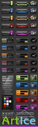 GraphicRiver - Slick UI Elelments - Web Design Interface Elements