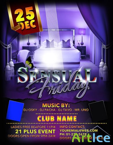 Sensual Friday Flyer