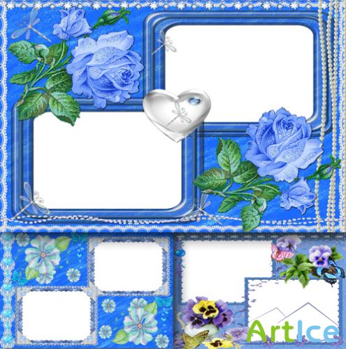 Photo Frame - Blue Violet