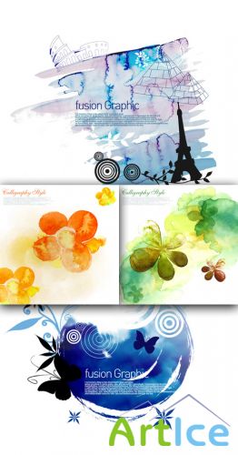 Flower backgrounds pack 7