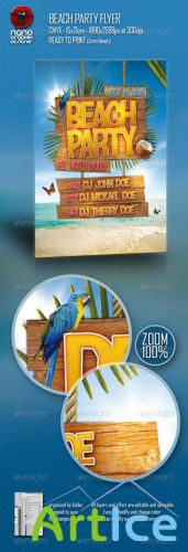 GraphicRiver - Beach Party Flyer