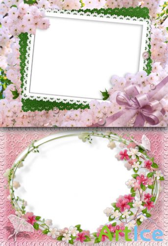 Photo Frame - Beautiful spring flowers