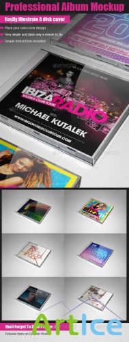 GraphicRiver - Professional Album Mockup