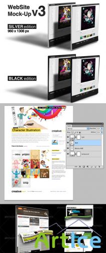 GraphicRiver - Website Mockup Pack