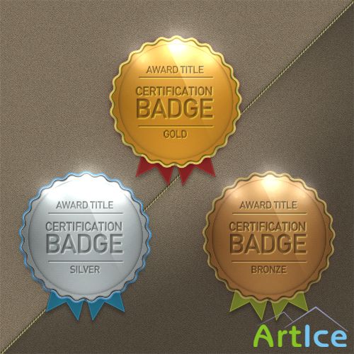 Award Badge PSD