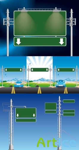 Vector Road Signs