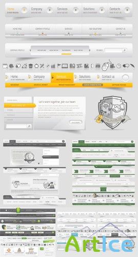 Web Templates - Vector Stock