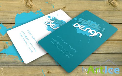 Splat business card template