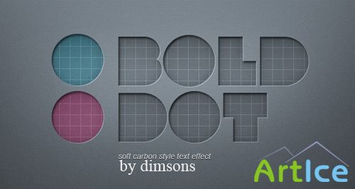 Psd Soft Carbon Text Effect