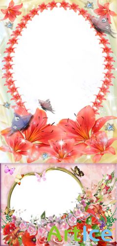 Photo Frame - Beautiful flowers