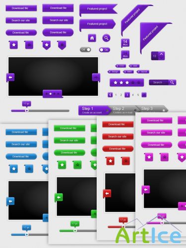 Web Elements UI Set