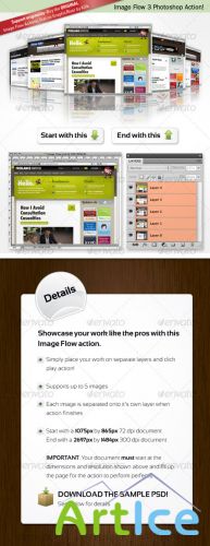 GraphicRiver - Image Flow 3 Photoshop Action