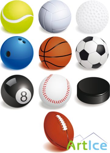 Sports Balls Vector