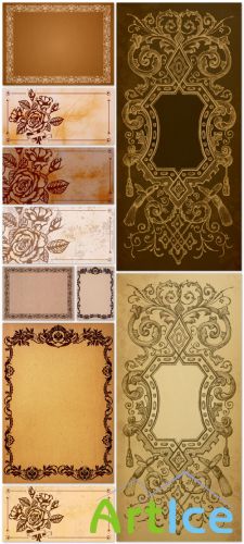 Vintage Paper Backgrounds - Vintage, paper, pattern, texture, background