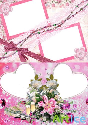 Photo Frame - Romantic bouquet