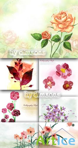 Flower backgrounds pack 29