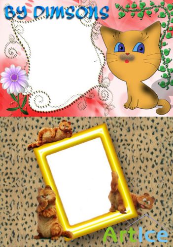 Photo Frame - Small Kitten