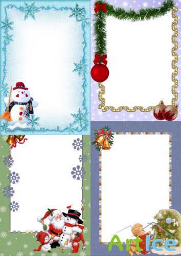 Photo Frame - Snowman