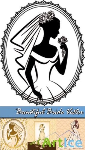 Beautiful Bride Vector