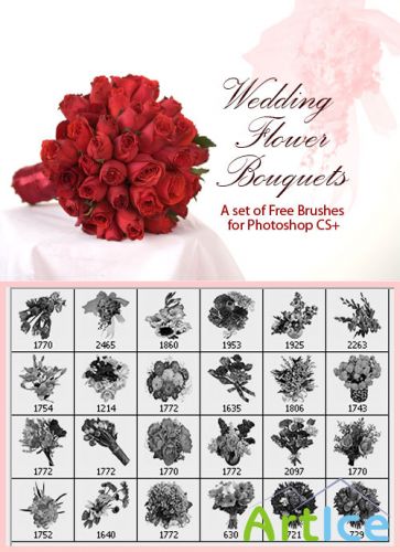 Wedding Flower Bouquets Brushes