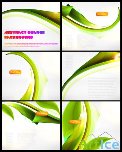 Abstract Orange Background Vector