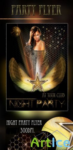 Party flyer psd