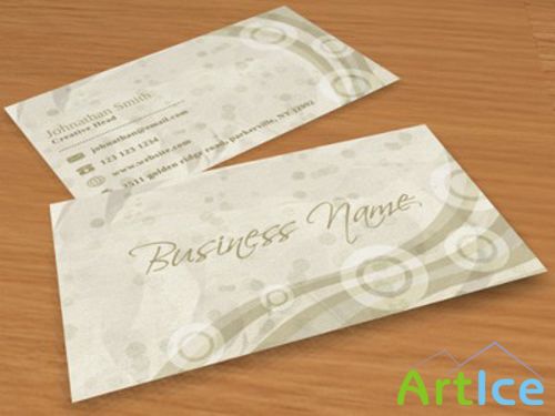 Unique Paper Business Card