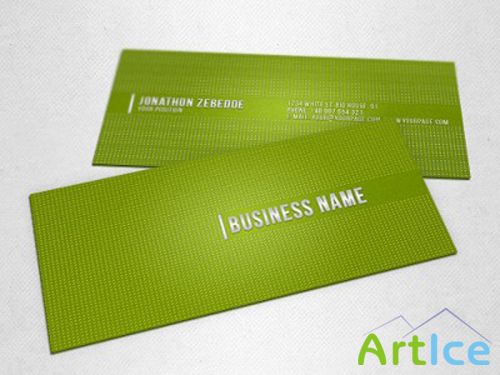 Green Dot Business Card