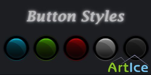 Button Styles file psd