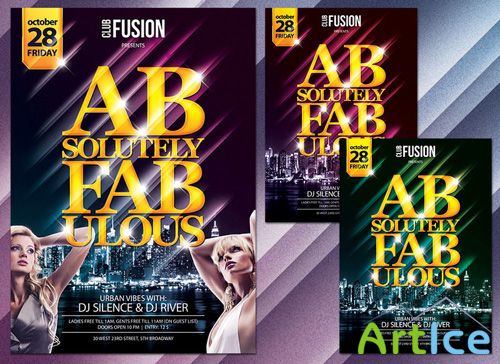 AbFab Flyer Template