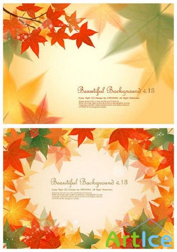 Maple Leaf Background Vector