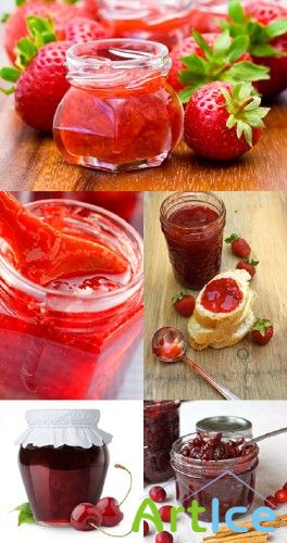 Berry Jams - Stock Photos