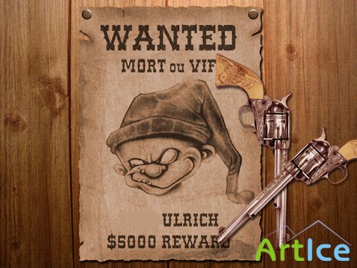 Wanted Psd File