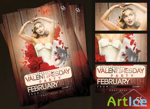 PSD Template - Valentines Day Flyer