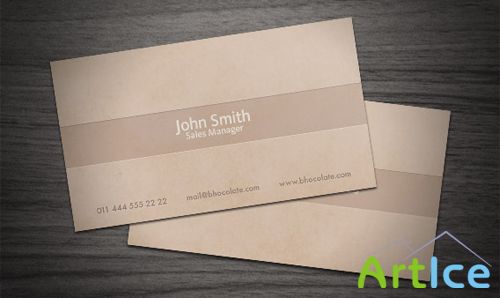 Chocolate Business Card